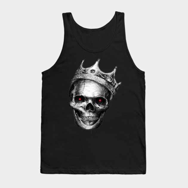 skull , skulls , dead , death , bones , skeleton , engraving , woodcut ,macabre , floral , graveyard,horror Tank Top by Otaka-Design